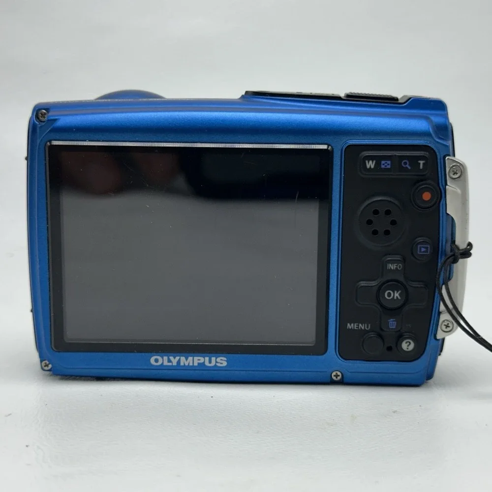 Olympus Stylus Tough-3000 Blue Digital Camera - 12.0 MP 3.6x Zoom - Tested‎